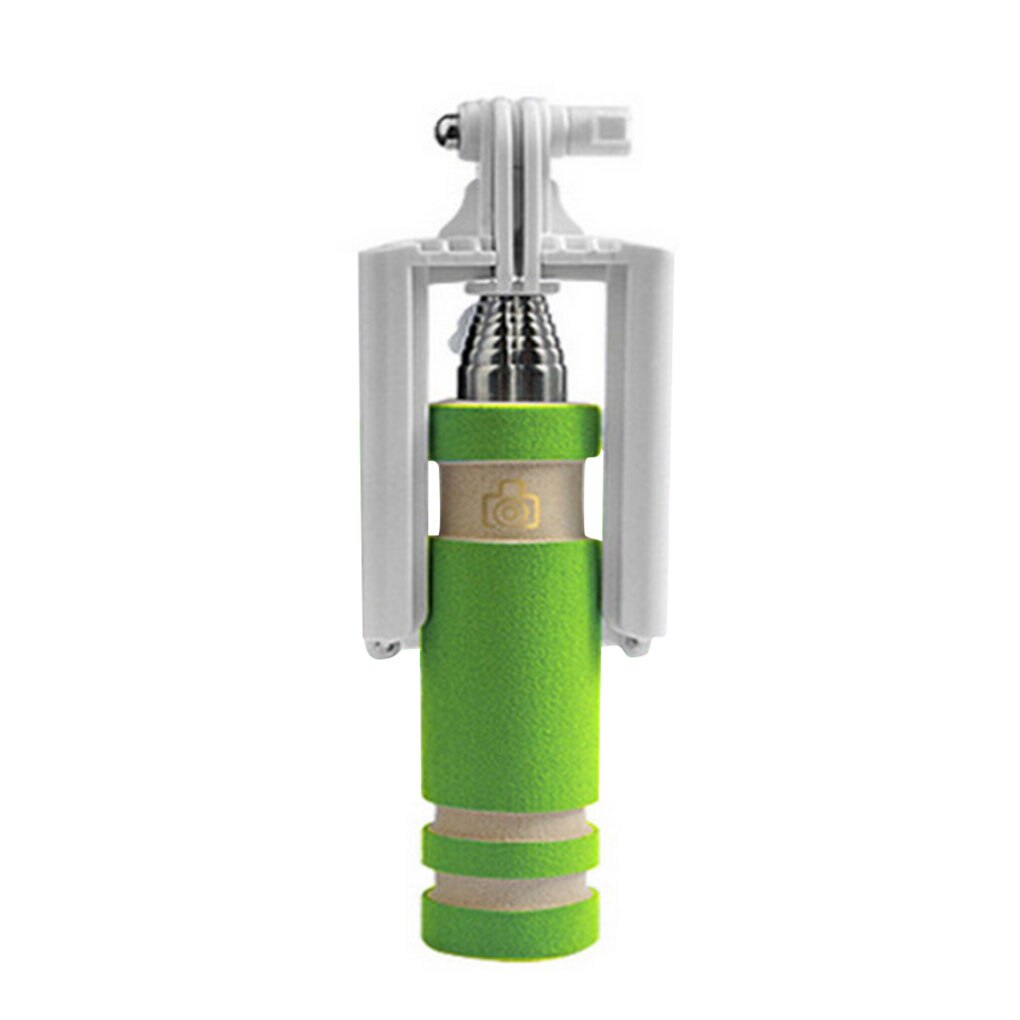 Mini palo Selfie de alambre de 5 colores, monopié remoto extensible de mano para teléfono móvil Samsung Xiaomi Android: NO.4