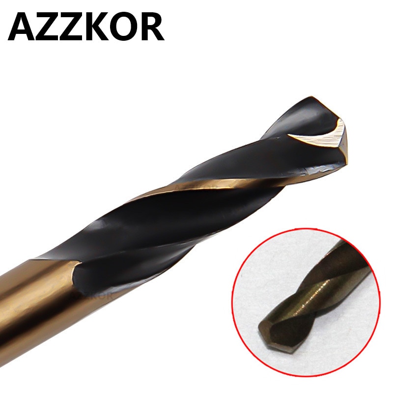 Double Edged Stainless Drill High Speed Steel Special Grinding Electric AZZKOR Cutter Machine 3.2mm/4.2mm/5.2mm Twist Drill 1pcs