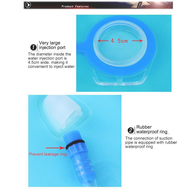 Camping Wasser Taschen Außen Dicht Große Kapazität Hohe Temperatur Widerstand Sport Fahrrad dauerhaft Camping Reise Wasser Tasche