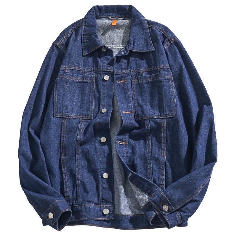 BOLUBAO Autumn Men Denim Jacket Men Multiple Pockets Lapel Denim Outerwear Brand Street Biker Jackets Male