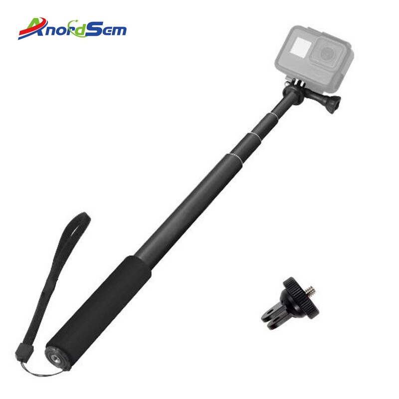 Monopod Selfie Stick voor Gopro Stok Uitschuifbare Baton Selfie Waterdichte Handheld Sticks Mount voor GoPro Hero 7 6 5 Xiaoyi 4K DJI