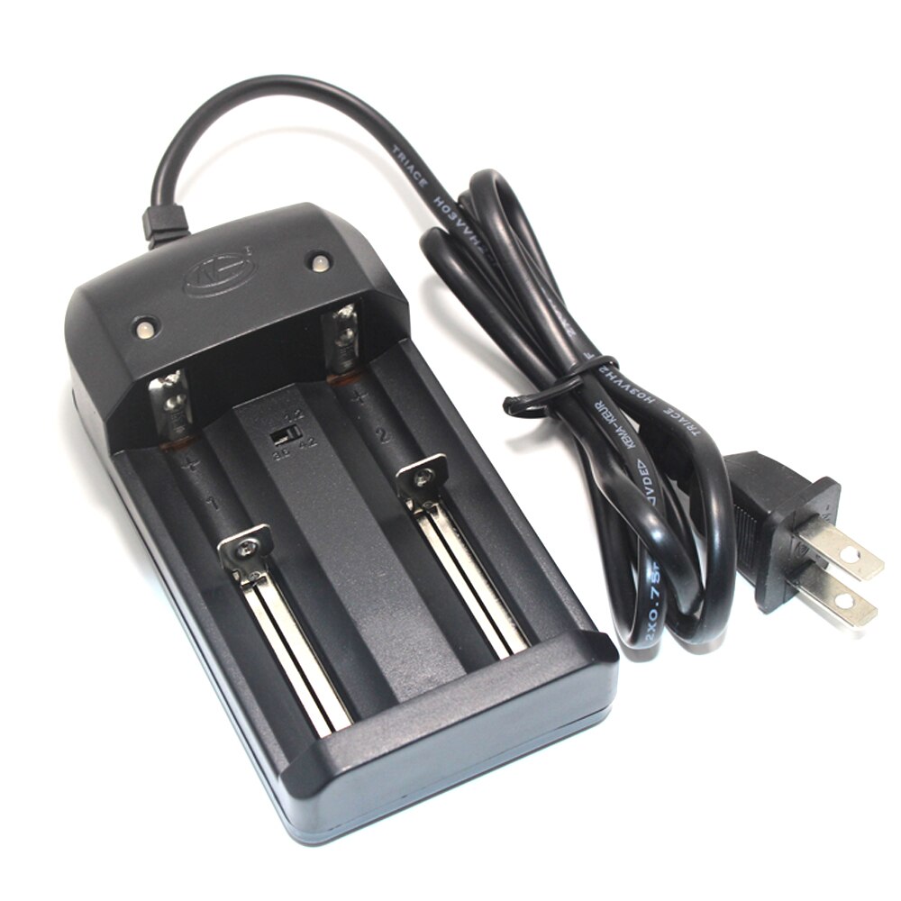 Cargador de batería inteligente de , 4, 2 y 1 ranuras con protección de cortocircuito para batería recargable de iones de litio 4X 18650