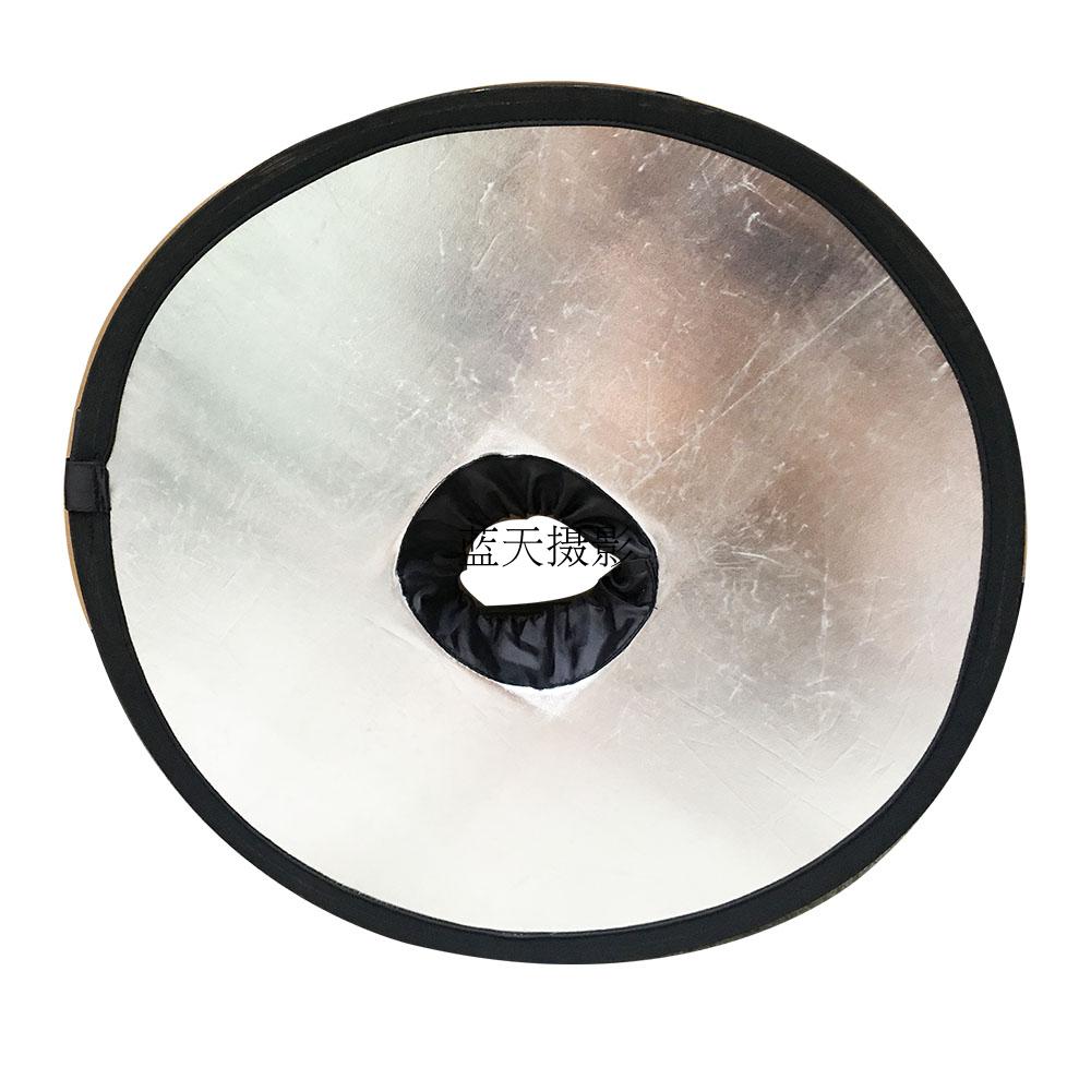 2in1 80cm Black/Silver Portable Folding Handheld Photograph Reflector With bag Photography Reflector with Carrying bag