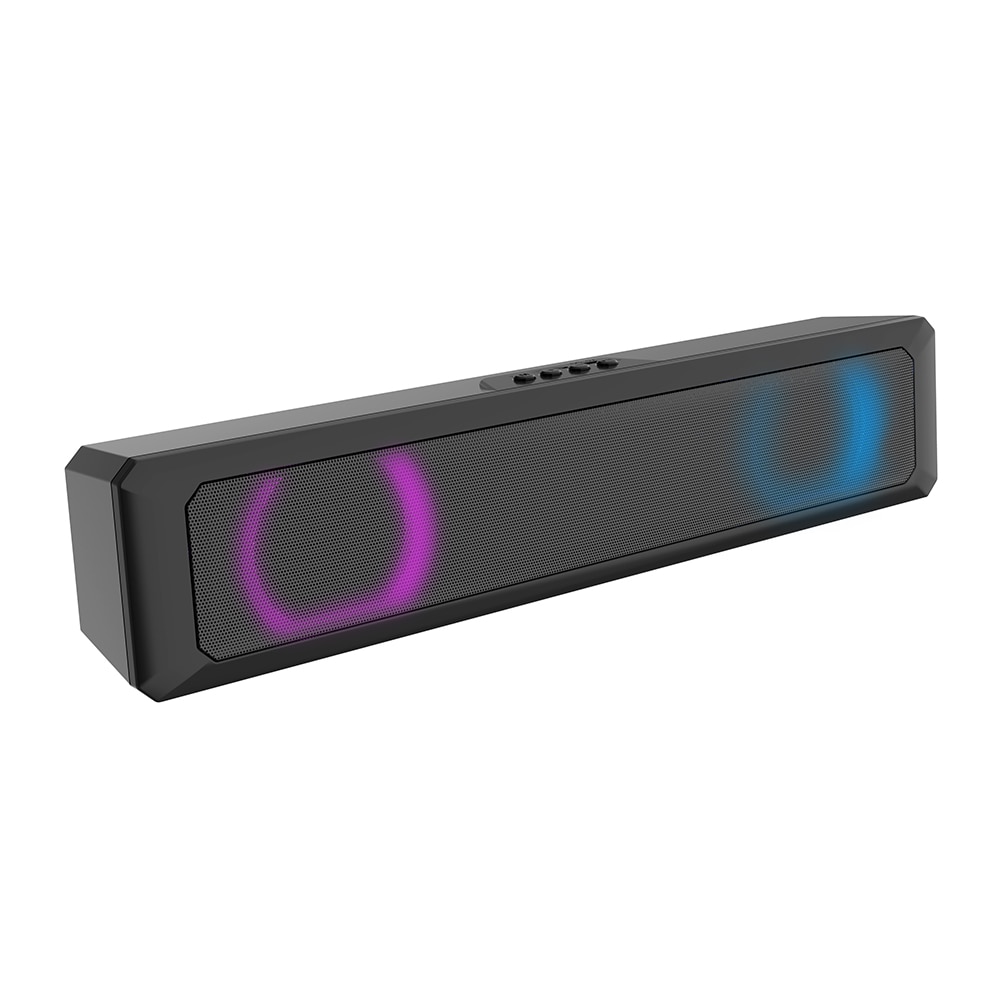 A4 6W Rgb Usb Wired Sound Bar Audio Speaker Multimedia Luidspreker Voor Pc Home Theater Tv Stereo Surround Luidspreker