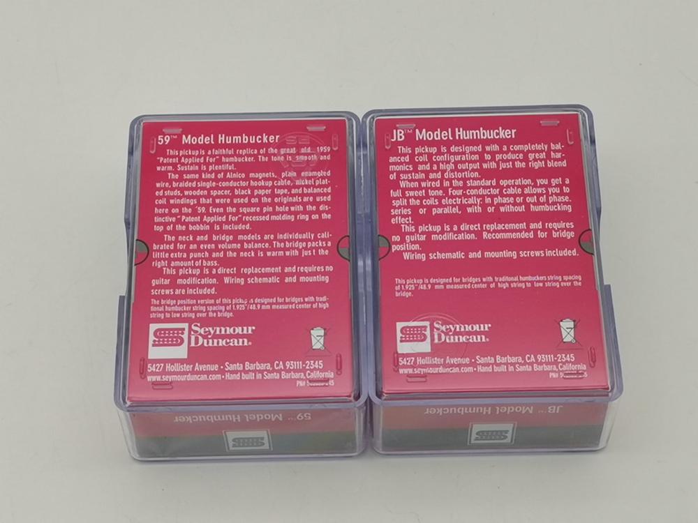 Guitar pickups alnico 5 hals og bro humbucker pickup 4c sæt sorte guitar pickupper