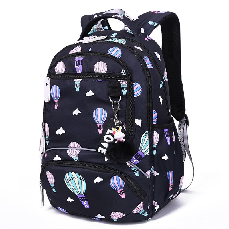 Large Schoolbag Cute Student School Backpack Printed Waterproof Bagpack Primary School Book Bags For Teenage Girls: FBK