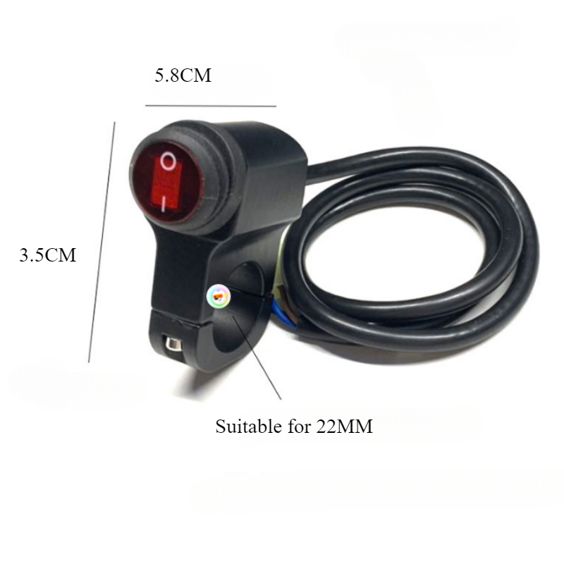 Bouton de guidon de Moto, interrupteur étanche 12V, simple et Double, bouton de phare de Moto, accessoires de frein, nouvel arrivage