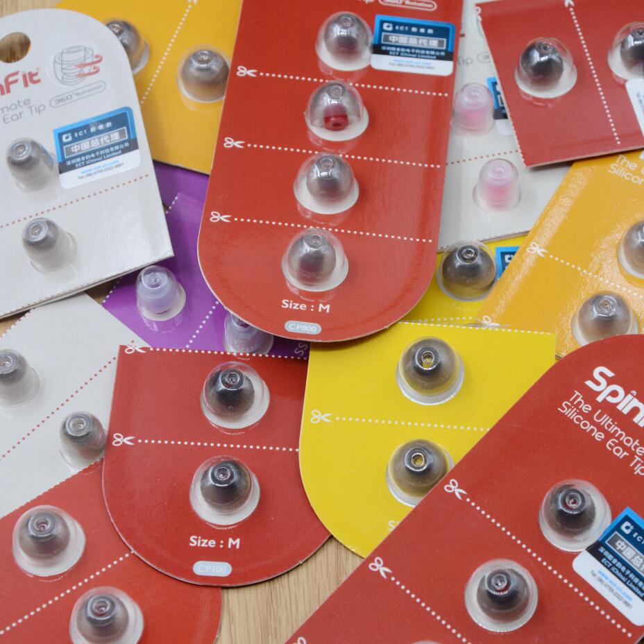 Spinit-auriculares intrauditivos originales CP100 CP800, de silicona patentada, tecnología innovador, 1 par (2 uds.),