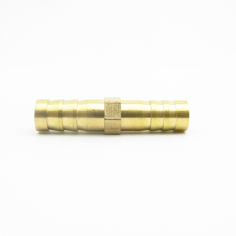4mm 5mm 6mm 8mm 10mm 12mm 14mm 16mm 19mm 25mm schlauch Barb Gerade 2 Weg Messing Stacheldraht Rohr Fitting Koppler Stecker Adapter