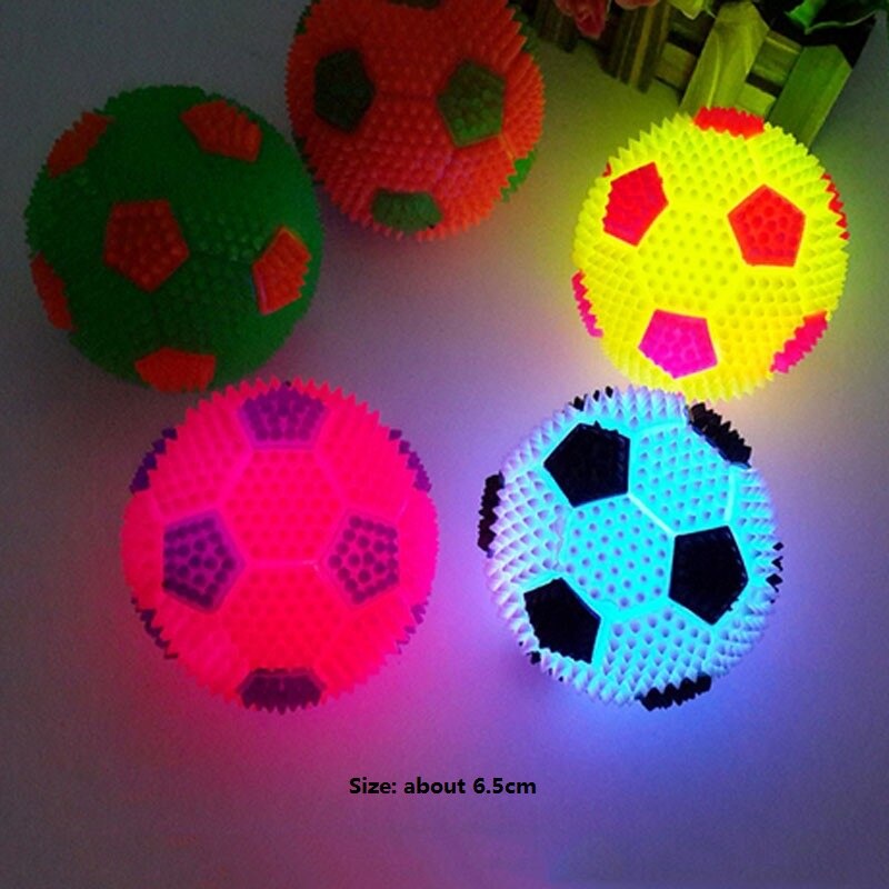 Boule de hérisson avec lumière clignotante lancer presser Massage hérissé jouet drôle enfants enfants jouet éclairer jouets faveurs de fête: 10