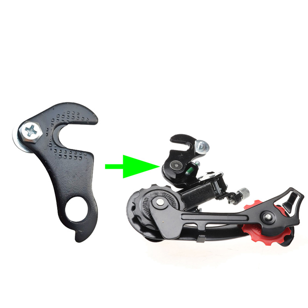 Soporte de suspensión de desviador trasero de bicicleta de montaña, convertidor de gancho trasero portátil para ciclismo, accesorios de herramientas de reparación, 1-5 piezas