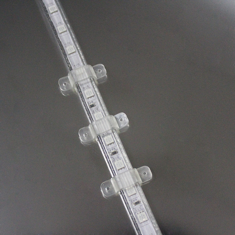 Clips de sujeción para tira de luz LED, Clip para tira de LED 5050 5730 3014 2835, fijador de montaje Flexible para fijar Clips para tira de LED con tornillo