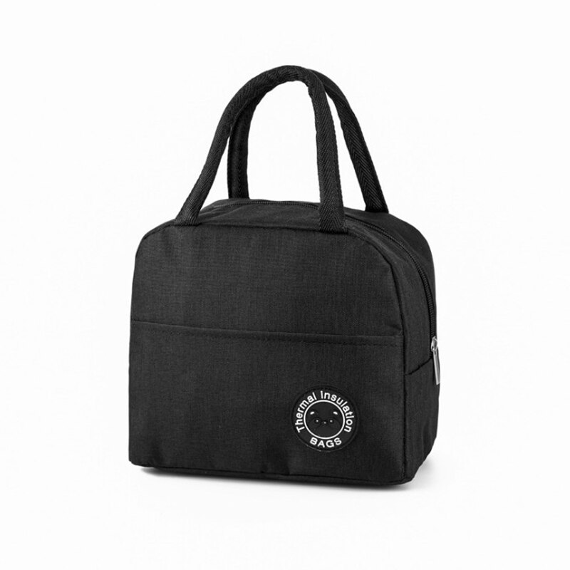 Sacs à déjeuner frais pour femmes enfants fille étanche Portable fermeture éclair thermique Oxford sac isotherme pratique boîte à déjeuner fourre-tout alimentaire BBQ sac: 3