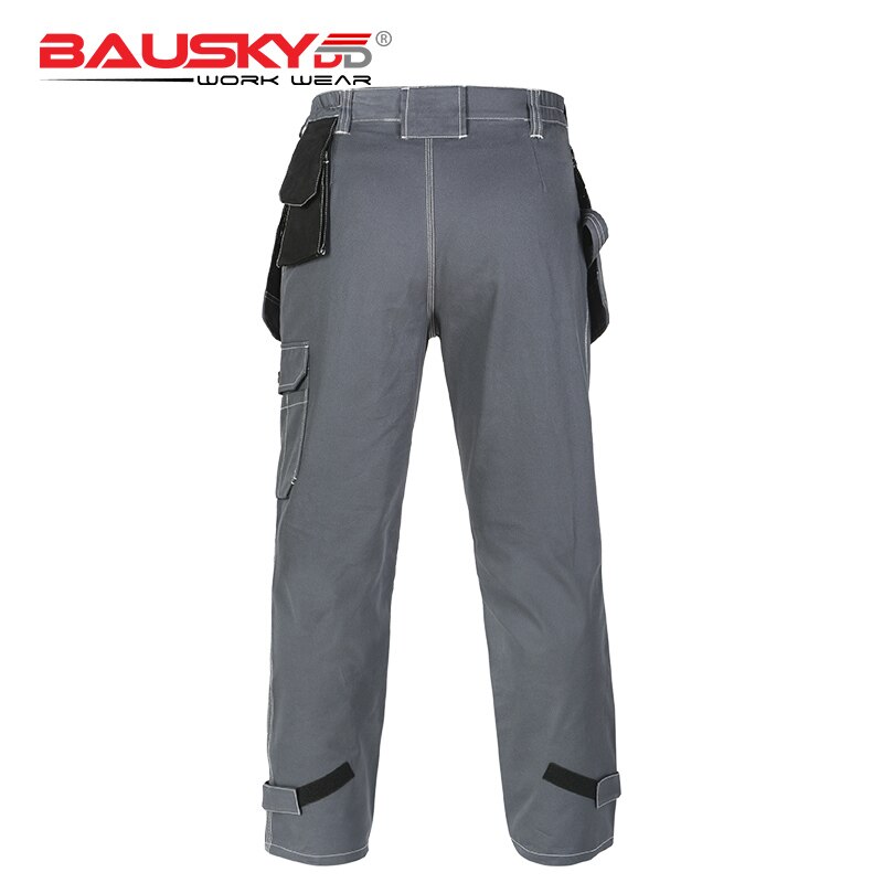 Construction Work Pants Men 100% Cotton Pants Working Pants Men Workwear Clothes with Knee Pads