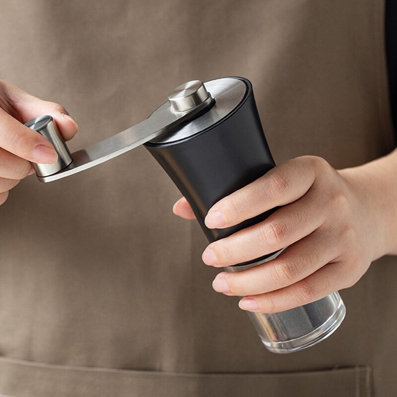 Hand Grinder Manual Coffee Grinder Stainless Steel Coffee Machine Coffee Bean Grains 360° Grinding Grinder for Household