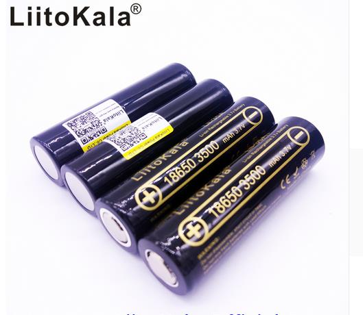 LiitoKala Lii-35A 18650 3500 mah 3.7 v Li-Ion Oplaadbare Batterij 30A Lithium Batterij Hoge Afvoer Voor Flashinglight