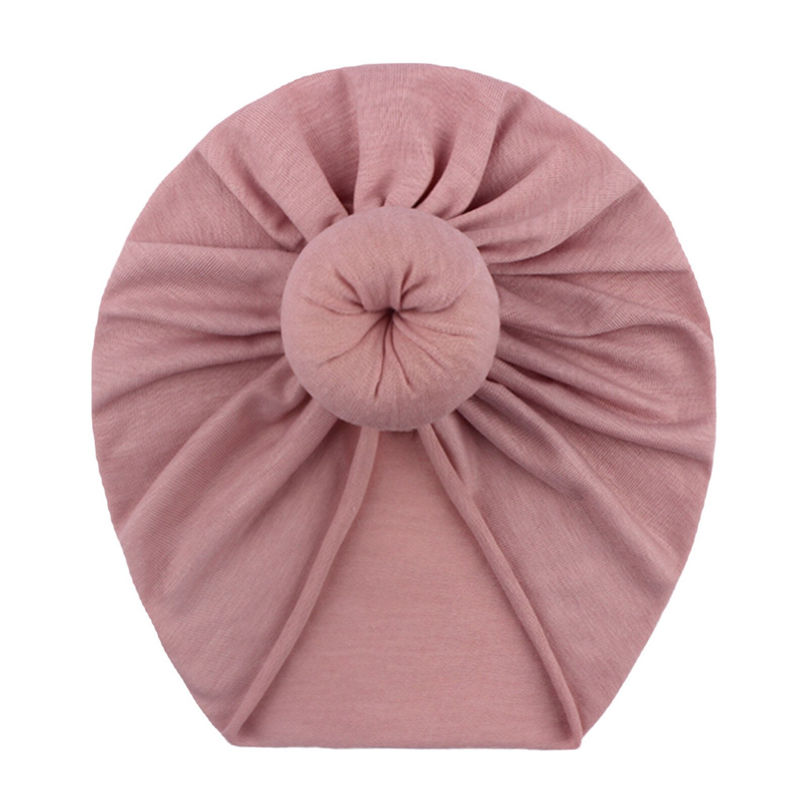 Peuter Kids Baby Hoofdbanden Baby Jongens Meisjes Solid Bow Geknoopt Hoed Beanie Hoofddeksels Accessoires Zachte Tulband Head Band: RD