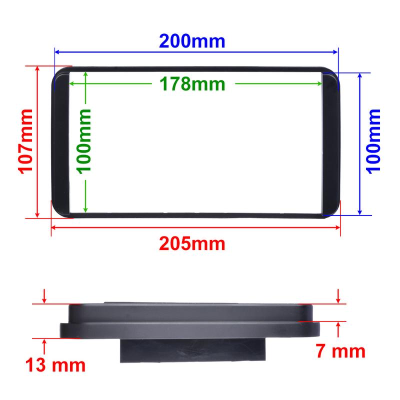 Car MP5 Frame Double Din Car Radio Frame For Toyot... – Vicedeal
