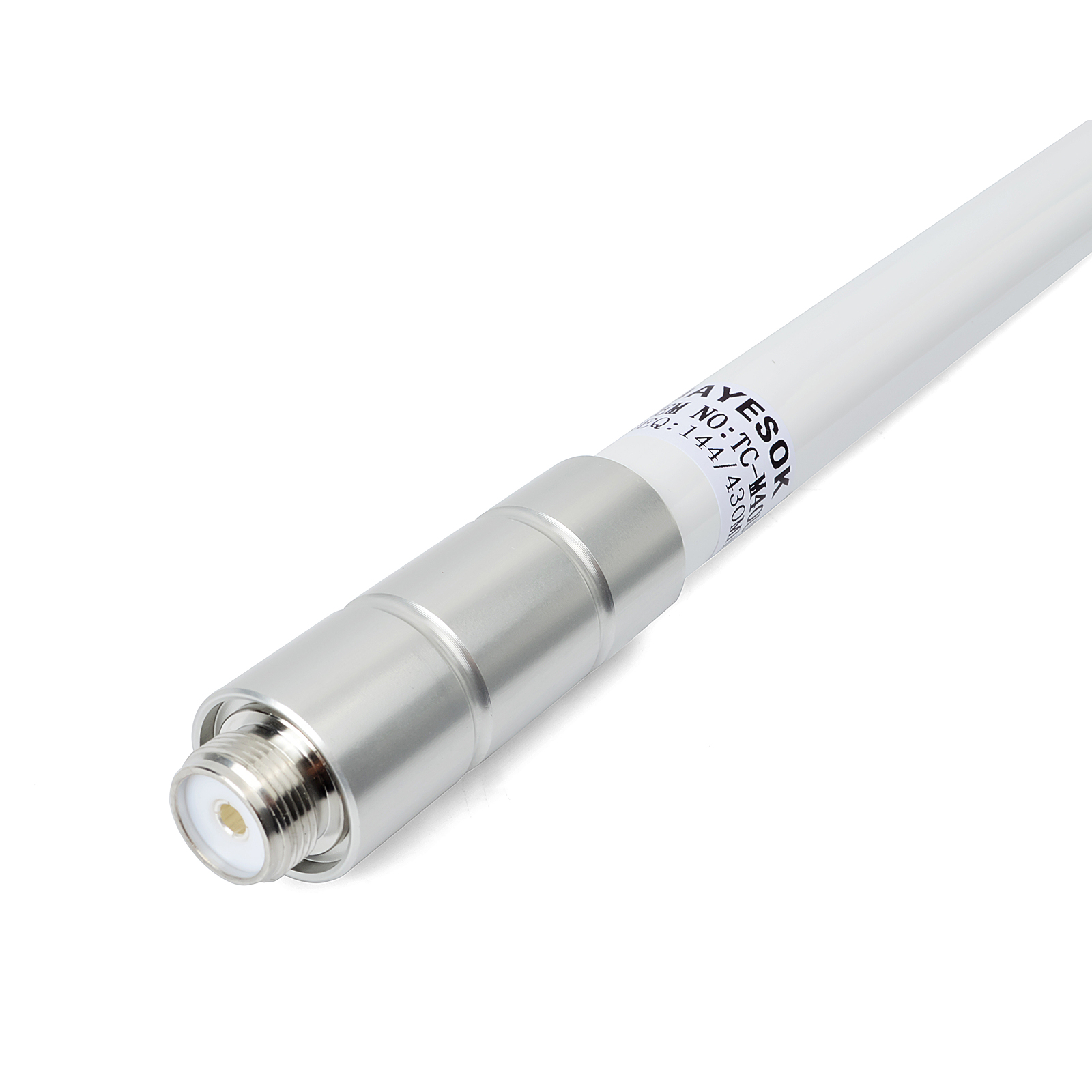 Dual Band VHF UHF Fiberglass Antenna 144/430MHz SO239 Mobile Radio Base Antenna for Ham Radio Device Repeater Mobile Transceiver