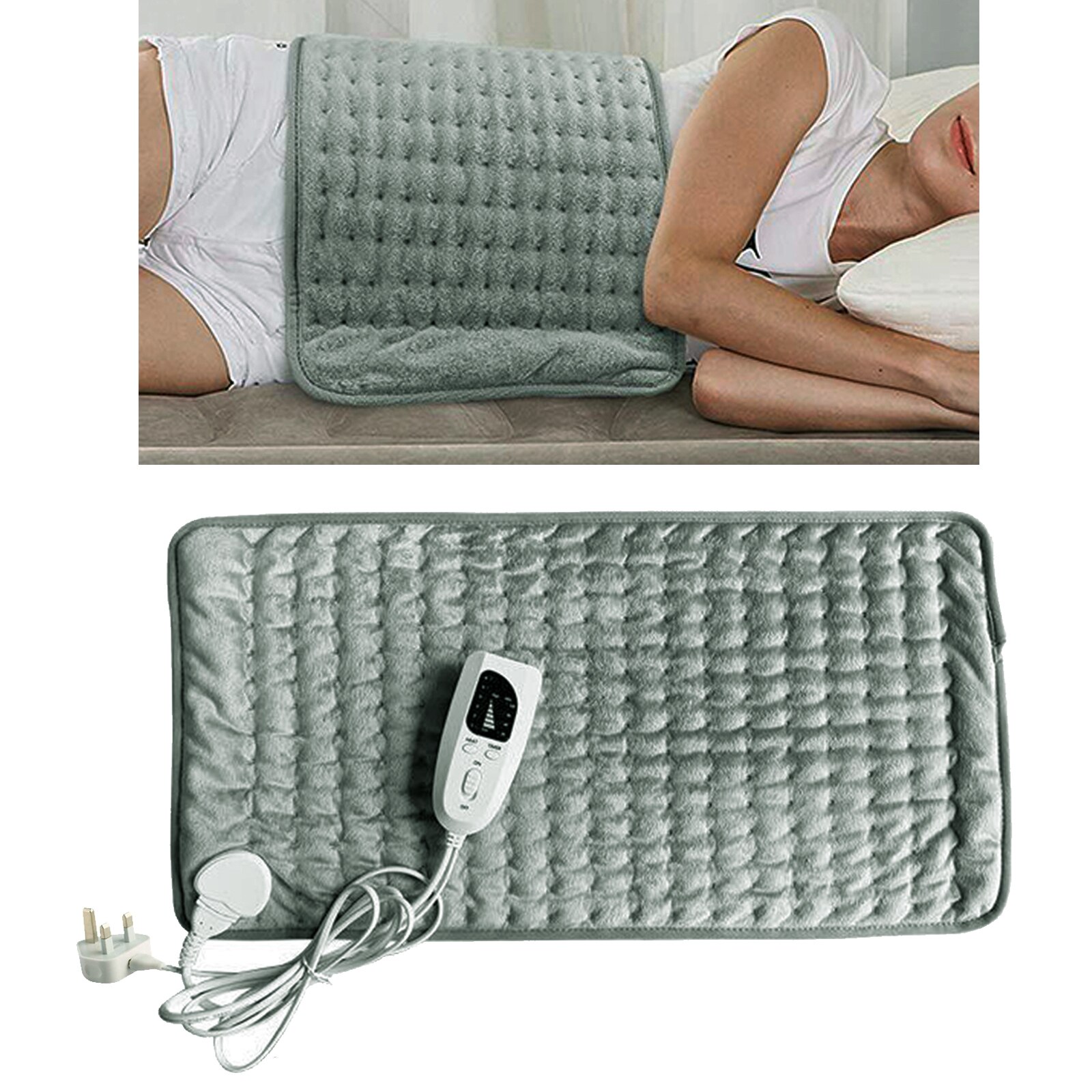 Heating Pad For Neck, Shoulders And Back Pain Relief 12 Volt Weighted Car Electric Heated Blanket 45min Auto Shut Off, Christmas Gifts For Women Men - View #10