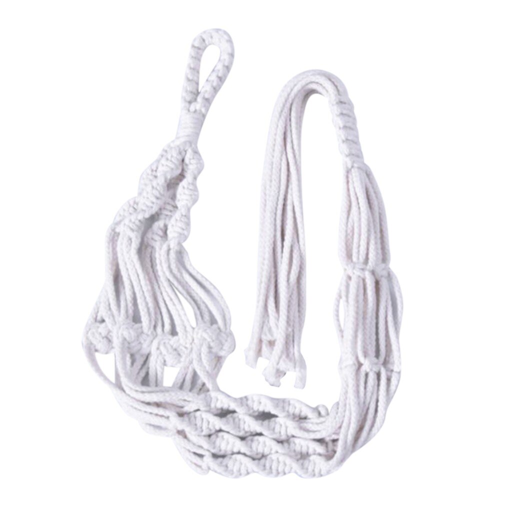 Hanging Baskets Flowerpot Plant Holder Pot Macrame Plant Hanger Hanging Planter Basket Jute Rope Braided Craft Vintage Decor