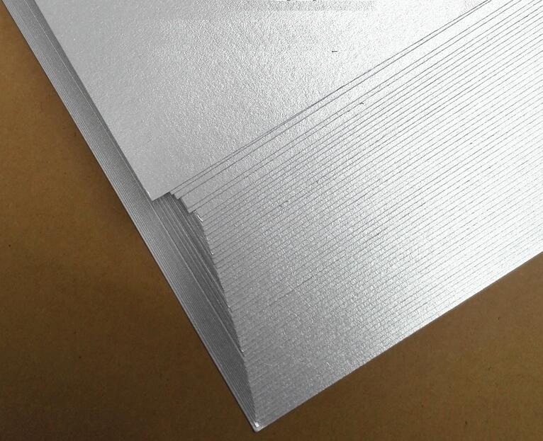 Tarjeta de visita de papel nacarado A4, papel blanco perla, papel blanco hielo, de cumpleaños, papel especial doblado, tarjetas de decoración de envoltorio de , 50 Uds.