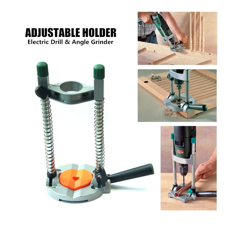 1PC Adjustable Electric Angle Drill Grinder Holder Guide Stand Positioning Bracket for Electric Drill Angle Grinder