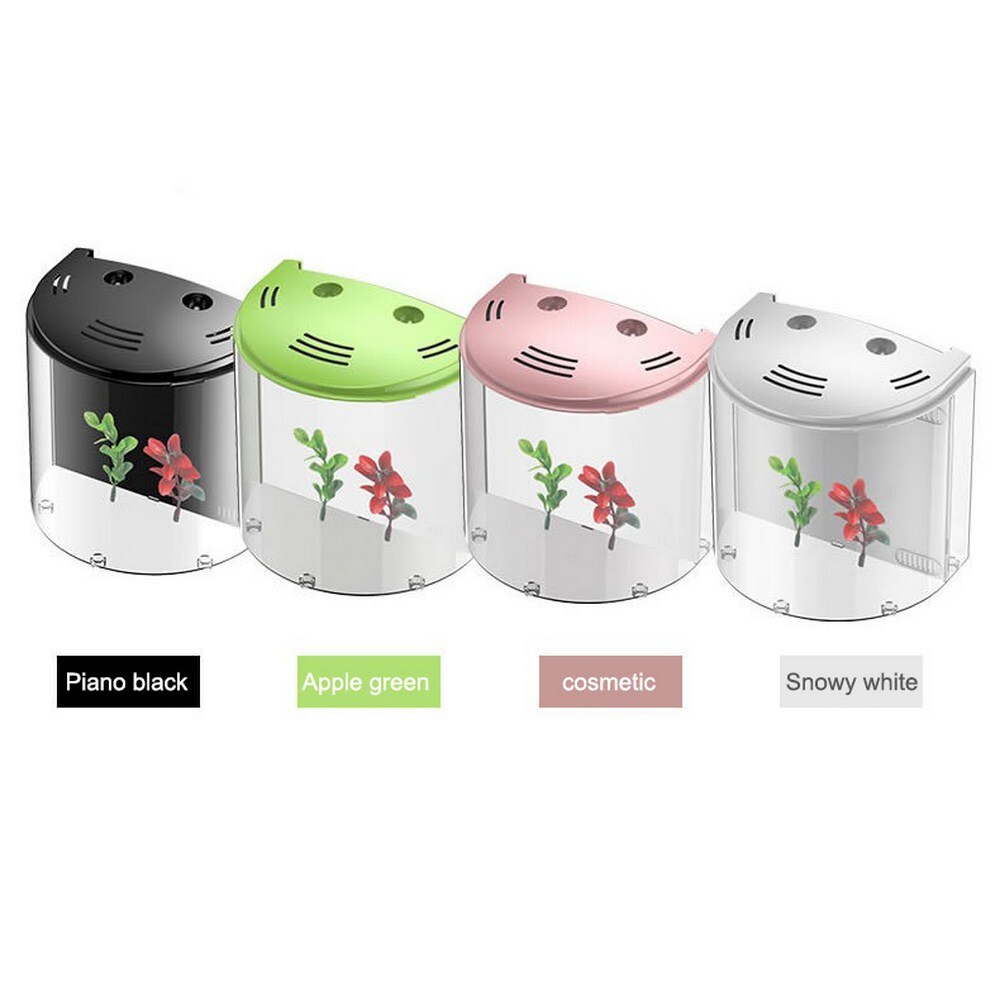 5L Creatieve Aquarium Aquarium Desktop Sier Goudvis Ecologische Acryl Vis Landschap Ornament Aquarium Dierbenodigdheden