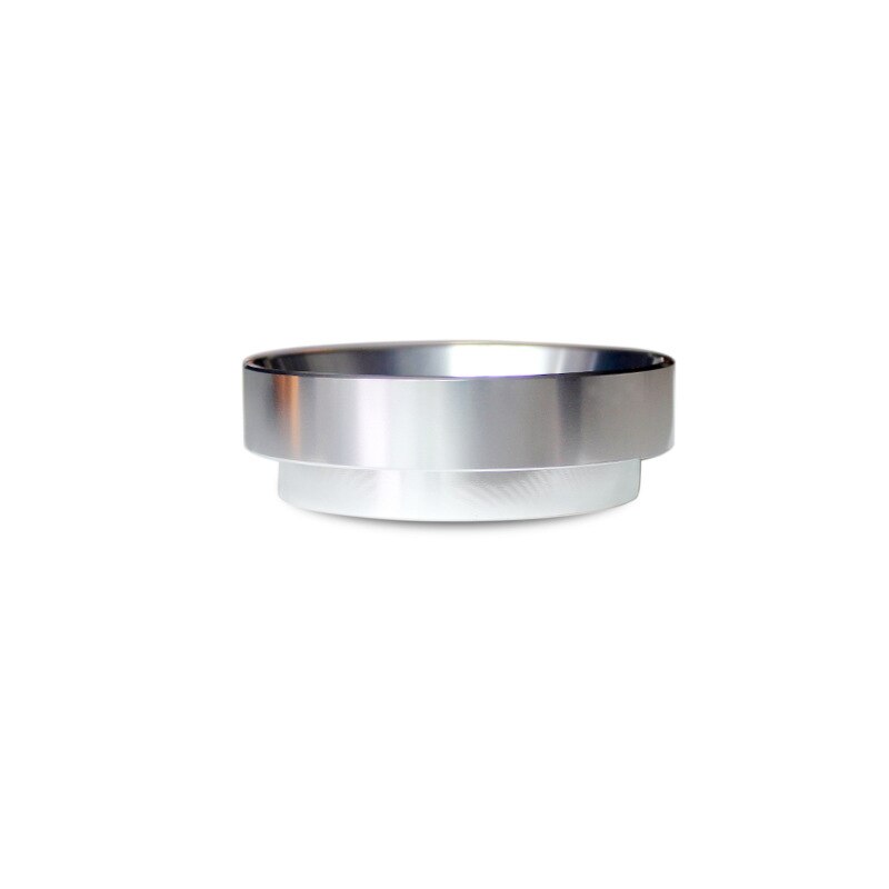 Anneau de dosage de café en aluminium, distributeur de café fait à la main 51/53/58mm, anneau d'entonnoir de dosage expresso, 1 pièce: Argent / 58mm