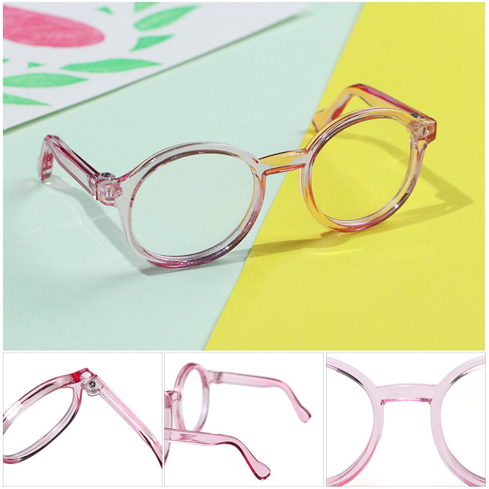 1Stck niedlich Puppe runden Brille Zubehör wie passen Plüsch- Spielzeuge Puppen Brille Spielzeuge Ändern Kleidung Spiel DIY