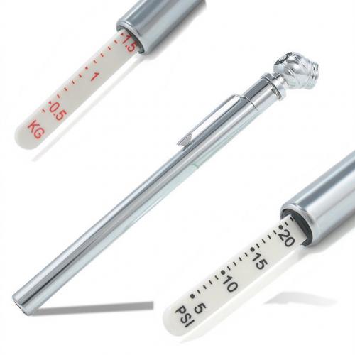 Bil bil køretøj motordæk dæk lufttryk 5-50 psi mini testmåler måler pen dæktryk monitor systemer aluminium plast: Default Title