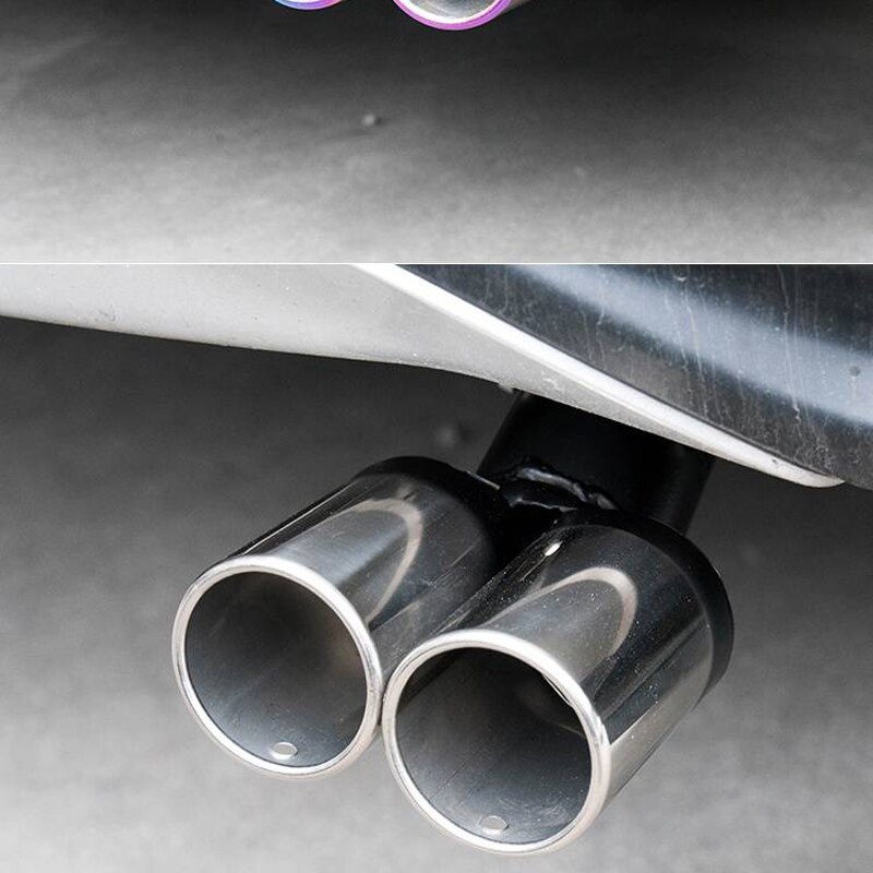 Car universal stainless steel exhaust pipe muffler for Fiat Punto 500 Palio Argo grande panda Lifan X60 Cebrium Solano