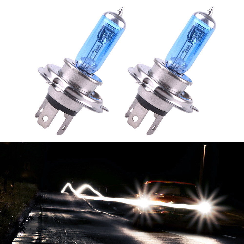 H4 100W 12V Halogen Bulb h4 super white Fog Lights High Power Car Headlights Lamp Car Light Source parking 100W