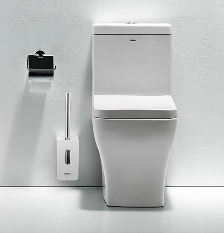 Suction Wall Mounted WC Toilet Brush Set Toilet Brush With Automatic Close Cleaning Brush Antique Toilet Bathroom Accessories