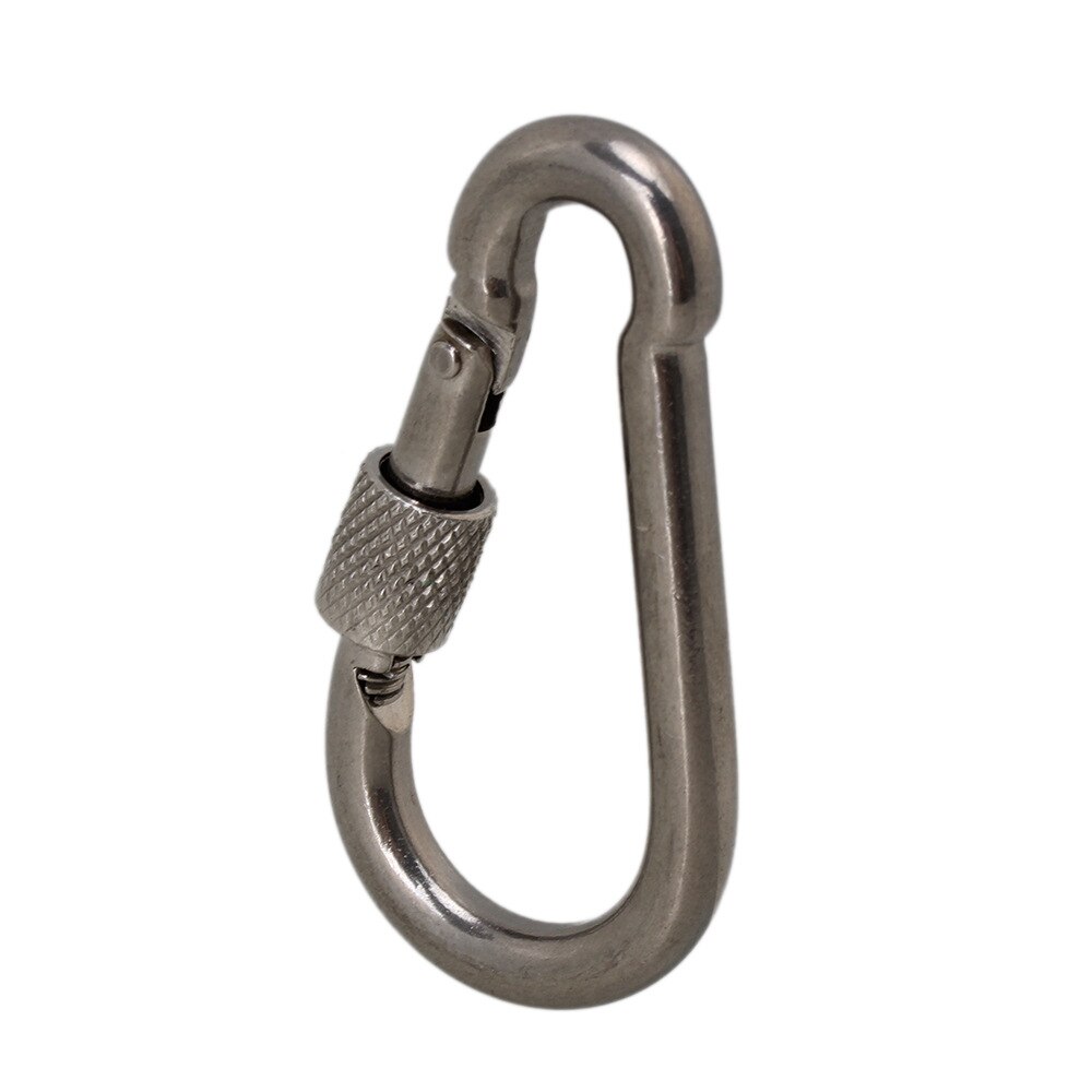 Stainless Steel M6 Thread Rigging Quick Link Chain Carabiner Silver