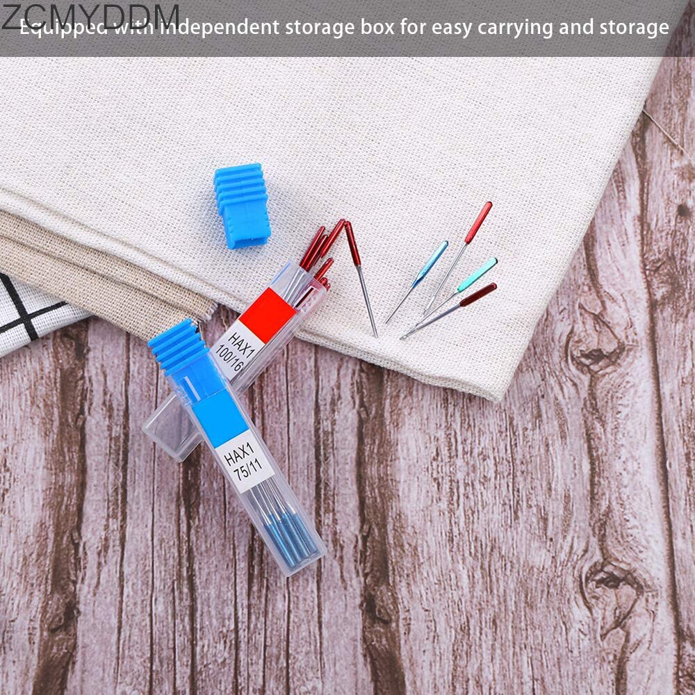 ZCMYDDM 3/15pcs Universal Regular Point Anti-Jumping Machine Needles for Home Sewing Machine Elastic Cloth DIY Sewing Tools
