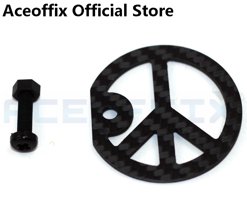 Aceoffix Brompton folding bike carbon fiber front fork brake line stop plate Cable Fender