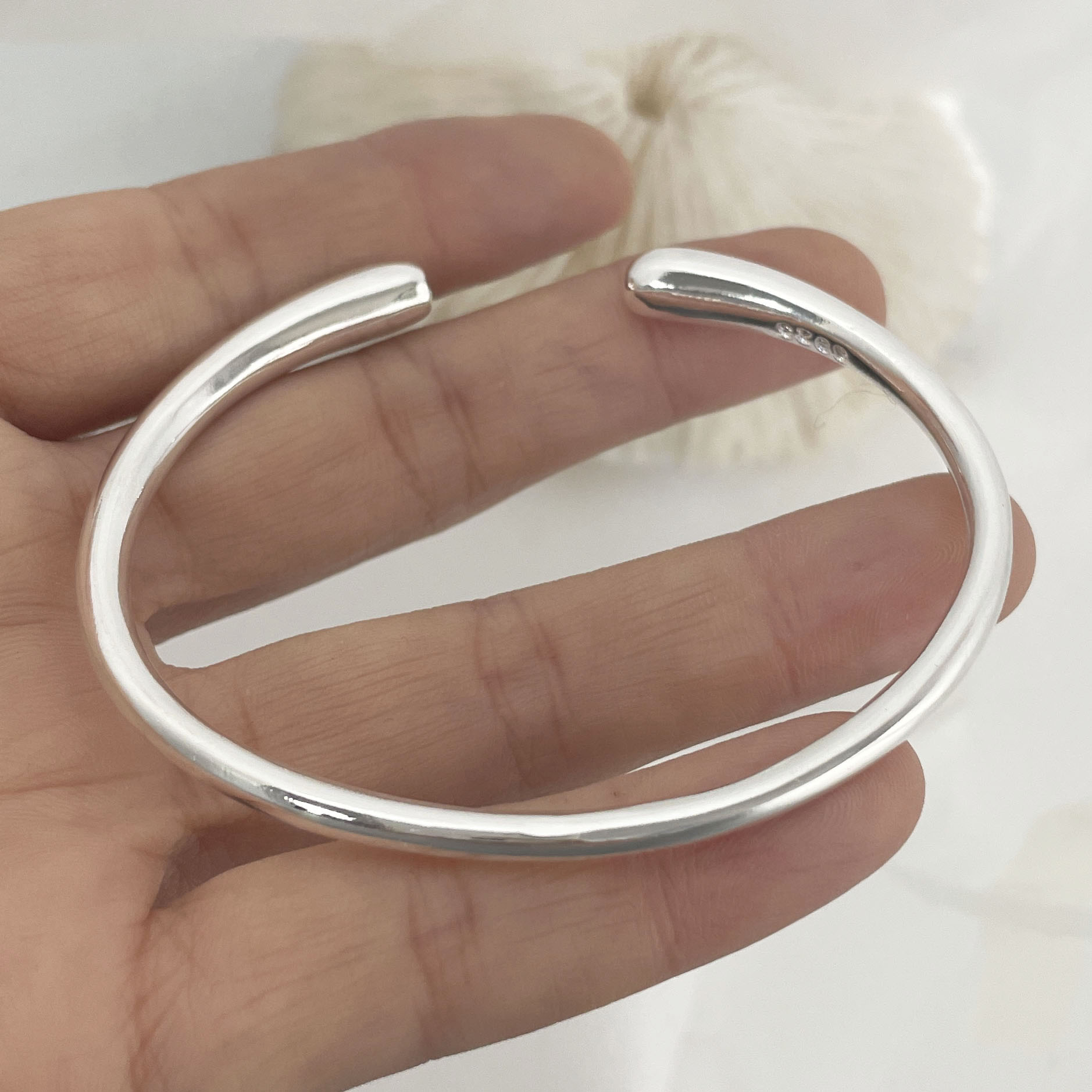 925 prata esterlina pulseiras para mulheres corrente acessórios tendência vintage simples coração pingente festa jóias presente: Meio Marrom
