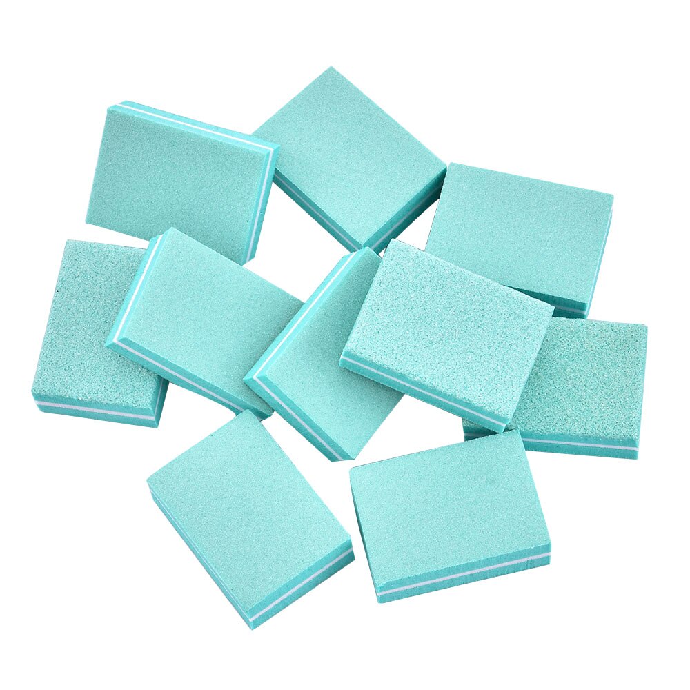 Esponja para pulir uñas, bloque de lijado, pedicura, manicura, herramientas de Arte de uñas, esmalte de uñas duradero y sin daños, Unisex, 10 Uds.