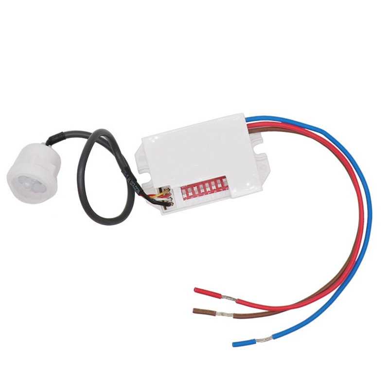 Mini PIR Motion Sensor Detector IR Infrared Human Body Induction Sensor light Control Detector 220V
