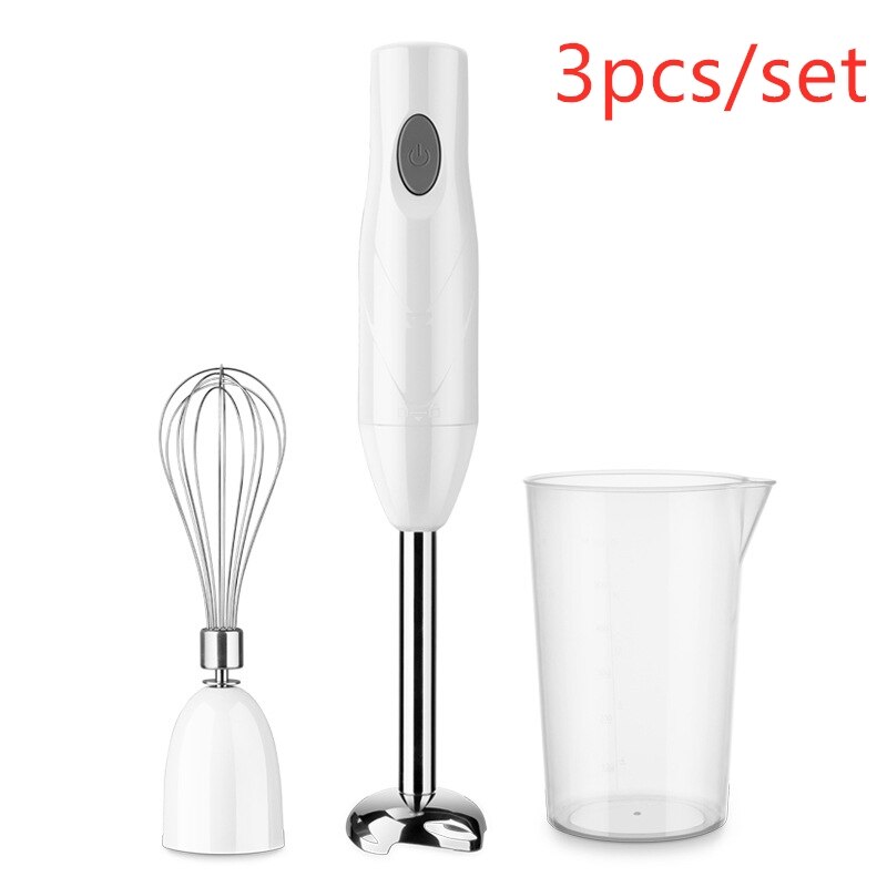 Baby elektrisk mad blender mixer køkken aftagelig rustfri stål stavblender æggepisker grøntsagsstand blanding: Vært piskeris cooki / Uk-stik
