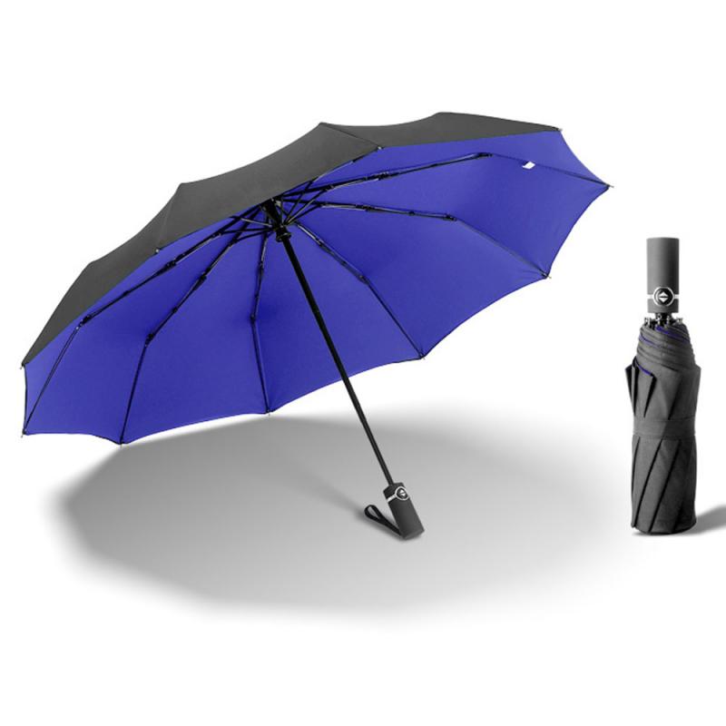 ! 10K Double-layer Automatic Umbrella Folding Business Umbrella Men And Women Gentle Folding Compact Umbrella: 07