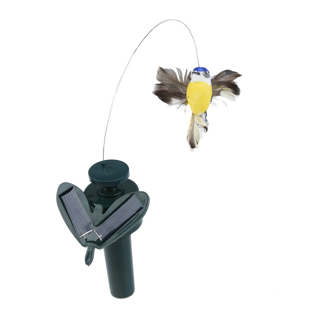 Solar Powered Flying Fladderende Hummingbird Flying Birds Kleur Kinderen Speelgoed Willekeurige