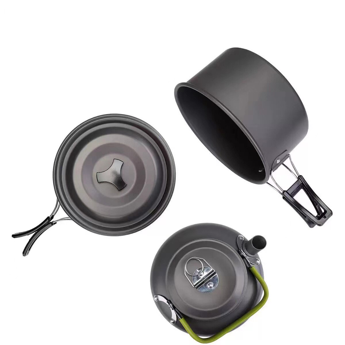 Ultralight Stainless Steel Outdoor Camping Cookware Sets - KASSICO