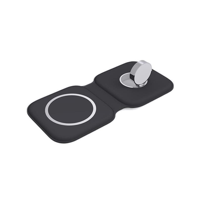 2-in-1 Wireless Charging Station for iPhone & Apple Watch - Magsafe Compatible
