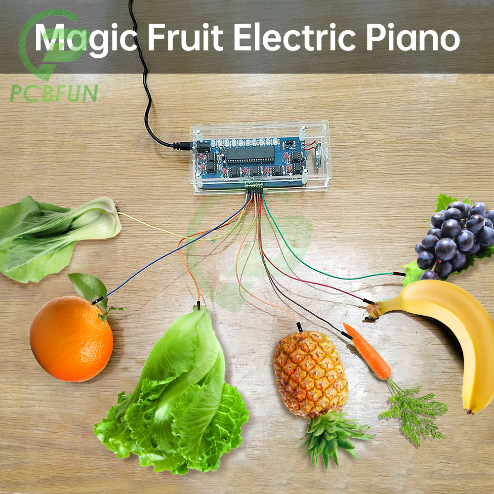 DC 5V Electronic keyboard Magic Fruit Electronic Keyboard Touch Electronic Keyboard Electronic Production DIY Parts Kit