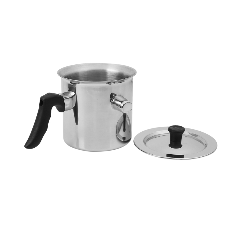 Beeswax Melting Pot Stainless Steel Pouring Pot Beekeeping Tool Hole Boiler Silver Beekeeping Honey Milk Cooking Equipment Boili