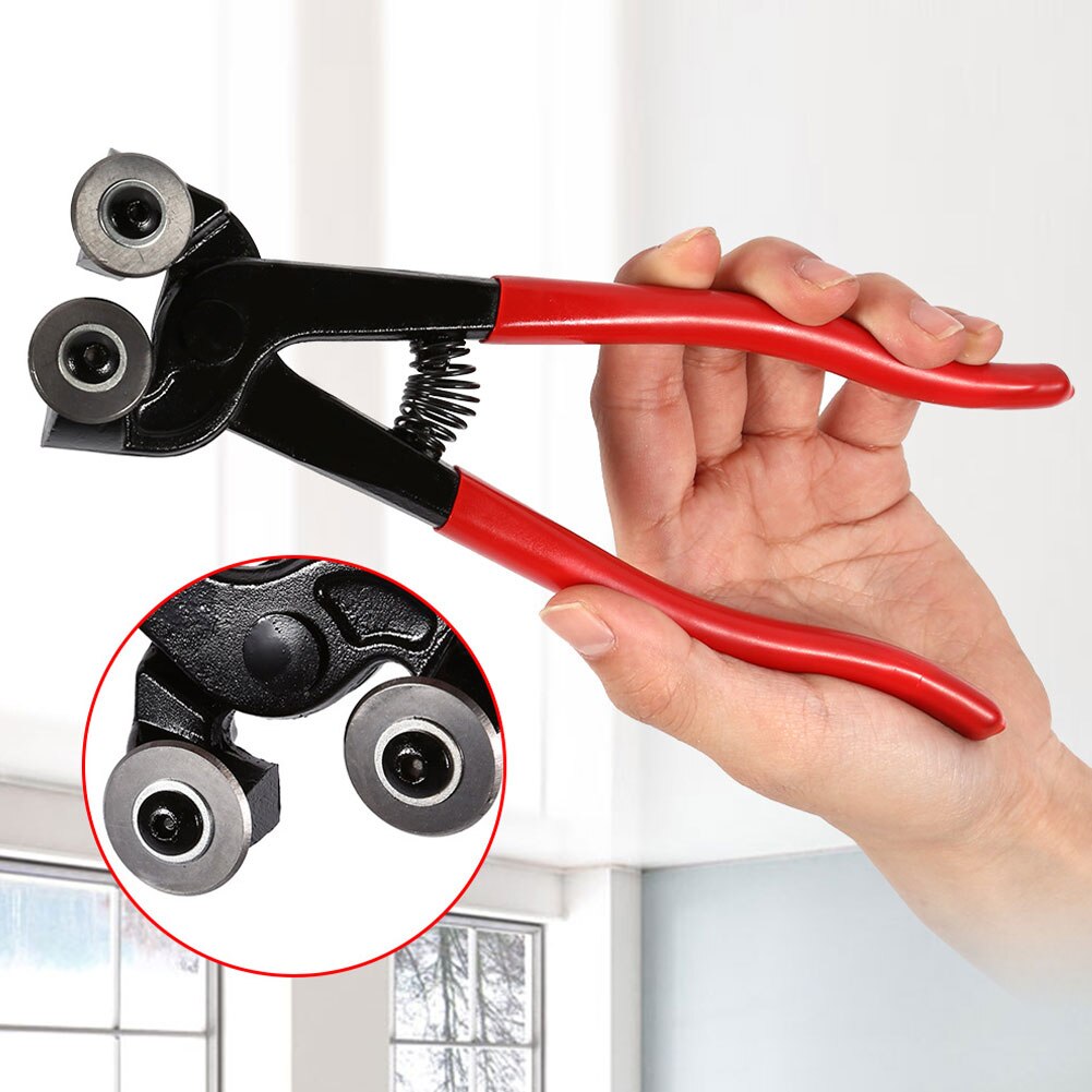 Tile Nippers Glass Mosaic Wheeled Tool 8inch Heavy Duty Pliers For Ceramic Tile DIY Cutting Plier Tool Accessory