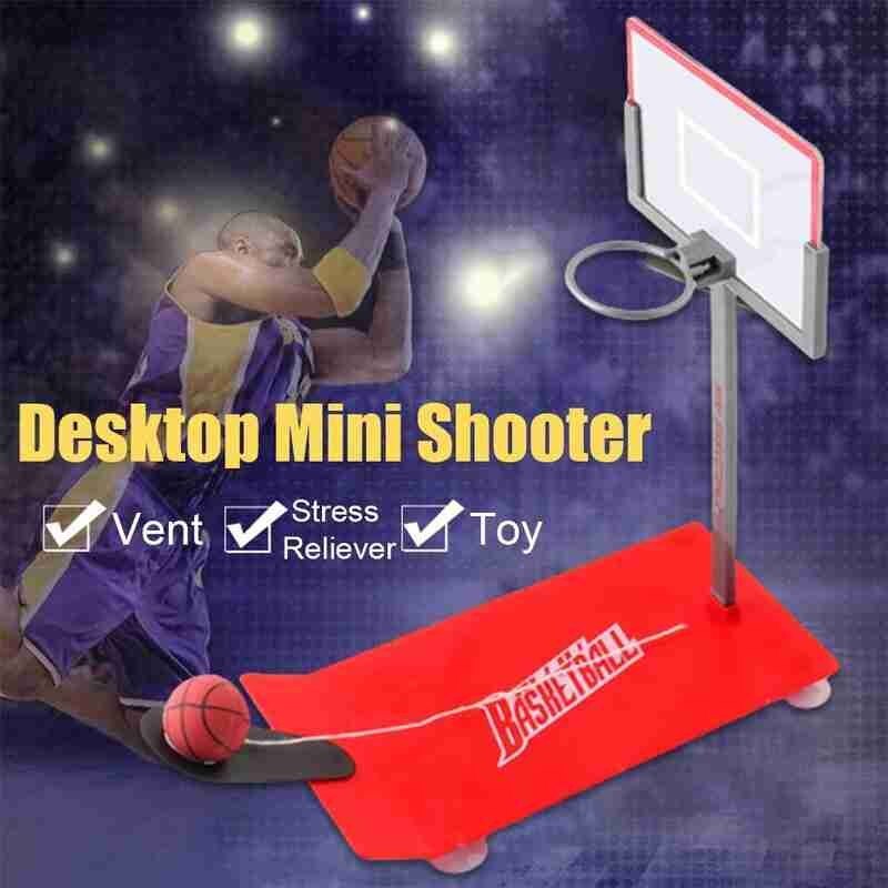 Foldable Mini Basketball Game Table Office Desktop game Toys Birthday Table Relief Basketball Training Basketball Stre H0L8