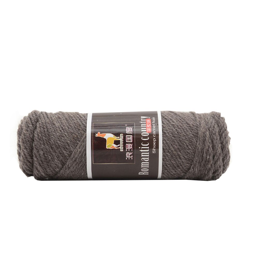 100g tykt garn farverigt alpaca uldgarn til diy strikning uld hæklegarn diy tøj syning og stof: Khaki